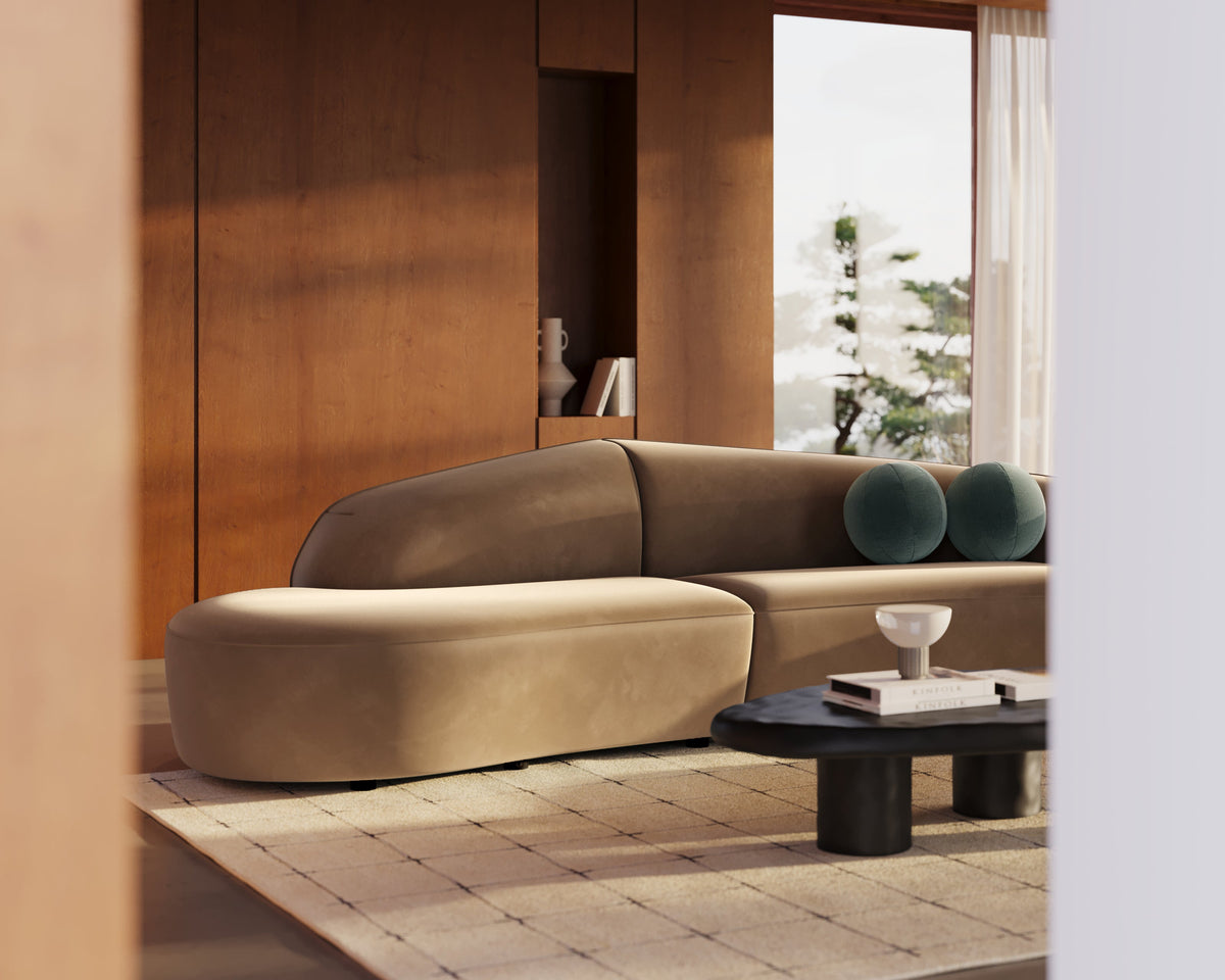 Reya Form Curved Modular Sectional